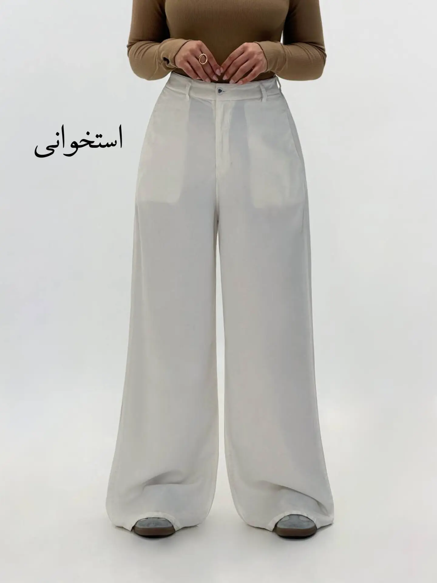 6858-شلوار بگ سیلک رویال